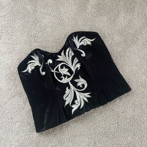 Natori embroidered corset